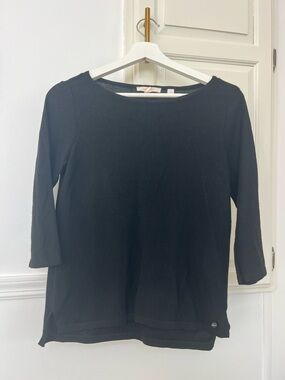 Esprit Black Boatneck 3/4 Sleeve Top